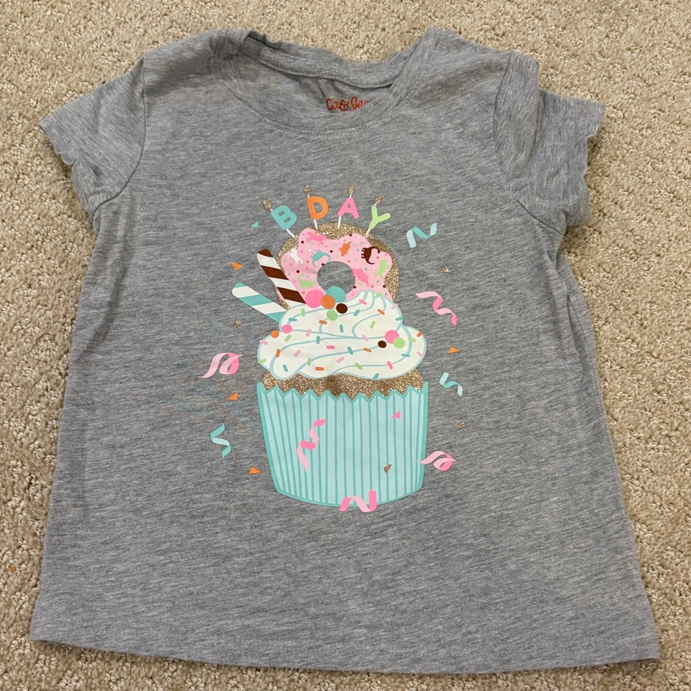 Cat and Jack Birthday shirt